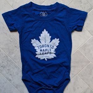 Maple Leafs Onesie - 6mo